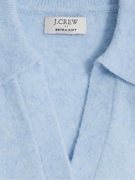 J. Crew Sweaters - J. Crew Baby Blue Extra-Soft V-Neck Sweater - Women’s Size Large